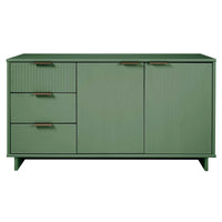 Manhattan Comfort - Buffet moderne Granville 140 cm - Vert sauge-Moderne-contemporain avec une touche de glamour - Buffet pour salle à manger et salon
