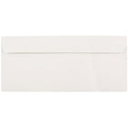 JAM Paper Enveloppes format livret à rabat commercial gommé, 3 7/8 x 8 7/8 po, blanches, 1000 par paquet-Blanc