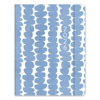 Orange Circle Studio - 2026 Agenda mensuel Just Right - 9,75 po x 7,50 po - Cairns du Littoral - Bilingue-Doté d’une bande élastique pour la fermeture et d’une pochette de rangement intérieure
