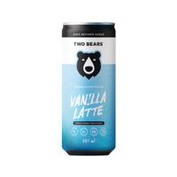 Two Bears - Café et Lait Sans Lactose Latte A La Vanille - 207 mL - Paquet de 6-Fièrement canadien : Née au Canada, brassée avec soin, nous fabriquons chaque canette avec les valeurs canadiennes : audacieuse, gentille et un peu sauvage