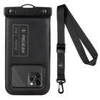 Pelican - Marine Pochette Flottante Etanche - Noir furtif-Les coussins d'air intégrés offrent une flottabilité pour une récupération plus facile du téléphone