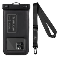 Pelican - Marine Pochette Flottante Etanche - Noir furtif-Les coussins d'air intégrés offrent une flottabilité pour une récupération plus facile du téléphone