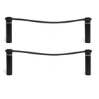 Bouncyband - Bande de chaise pour bureaux d'école extra-larges, tubes noirs - Lot de 2-Bouger pendant le travail permet aux enfants de soulager l'anxiété, l'hyperactivité et l'ennui