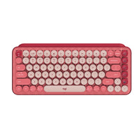 Logitech POP Keys Clavier Mécanique Sans Fil - Heartbreaker-Soyez bruyant, soyez rétro : Ressortez votre rétro intérieur haut et fort avec une couleur vibrante combiné de noir, gris et jaune jeu d'arcade, vous permettant de faire une performance avec POP Keys clavier sans fil en Blast