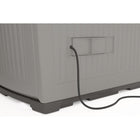 Suncast - Unité de rangement Backyard Oasis de 130 gallons - couleur gris colombe-Conçu et fabriqué pour assurer une solidité optimale et une durabilité de plusieurs années.