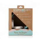 Planet Buddies - Écouteurs pour Enfants - Bleu Clair (Manchot)-Planet Buddies se consacre à la sensibilisation aux animaux en voie de disparition dans le monde entier