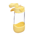 b.box - Bouteille Tritan Sport à Bec - 450ml - Twist Citron-Bec en silicone à flux facile et couvercle rabattable gardent l’hygiène et la simplicité