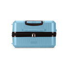 Bugatti - Zenith Collection - Ensemble de 2 valises rigides - Bleu-Poignée latérale renforcée pour un levage facile (uniquement pour le bagage enregistré)