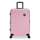 Atlantic - Riptide Abs 24 po Spinner extensible - Parfait rose-Huit roues pivotantes à 360 degrés permettent à la valise de se déplacer facilement dans toutes les directions