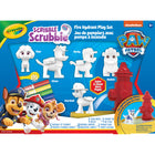 Crayola - Ensemble d’animaux Scribble Scrubbie Pat’Patrouille-ANIMAUX SCRIBBLE SCRUBBIE PAT’PATROUILLE : Comprend 5 animaux Scribble Scrubbie Pat’Patrouille, 8 marqueurs lavables Scribble Scrubbie, 1 brosse à récurer et 1 borne d'incendie.