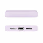 Avana - Coque MagSafe Velvet iPhone 17 Pro - Lavande-Le rebord et les bords surélevés protègent votre écran