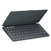 Logitech - Keys-To-Go 2, clavier Bluetooth portable pour tablette avec coque intégrée - Graphite-Le design ultra-fin et léger de ce clavier Bluetooth portable le rend facile à transporter. C’est le compagnon idéal pour votre tablette ou tout autre dispositif mobile