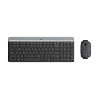 Logitech MK470 Ensemble Clavier et Souris sans Fil Ultra-fin - Graphite-Les touches à charnières extra-plates du clavier offrent une saisie plus confortable, le tout avec une disposition optimisée pour les ordinateurs sous Windows