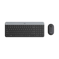 Logitech MK470 Ensemble Clavier et Souris sans Fil Ultra-fin - Graphite-Les touches à charnières extra-plates du clavier offrent une saisie plus confortable, le tout avec une disposition optimisée pour les ordinateurs sous Windows