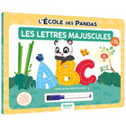 L'École Des Pandas - Les Lettres Majuscules - Français-Feutre effacable inlcus