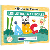 L'École Des Pandas - Les Lettres Majuscules - Français-Feutre effacable inlcus
