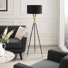Modway - Audrey Statut Lampe sur pied, Noir-Ampoule : 1 E26 40W Max (non incluse)
