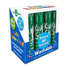 Kwik Stix - TPG60040-2 Bâtons de peinture à la tempera solide - paquet de couleur unique - vert - 12 par paquet - 2 paquets-Idéal pour les projets nécessitant le remplacement de certaines couleurs plus rapidement que d'autres.
