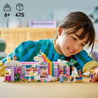 LEGO - Friends Le café licorne de rêve-Exposez les gâteaux sur le présentoir tournant du café licorne arc-en-ciel!