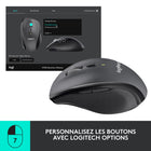 Logitech Souris sans fil Marathon M705 - noir-Récepteur Logitech Unifying: vous pouvez laisser le récepteur Logitech Unifying branché sur votre ordinateur portable. Sans oublier que vous pouvez ajouter facilement des souris et des claviers sans fil compatibles au même récepteur