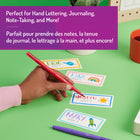 Paper Mate - Flair - Stylos-feutres doubles - Pointes pinceau et moyennes (0,7 mm) - Assortiment - paquet de 8-Stylos à double extrémité avec une pointe pinceau à une extrémité et une pointe moyenne (0,7 mm) à l'autre