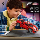 LEGO - Technic La voiture Ferrari 488 Pista-Comprend un moteur V8 avec des pistons mobiles et un différentiel