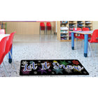 Ashley Productions - The Original Fun Mat - Mat Runner - 15 -5" x 47" - Laissez tomber la neige-Antidérapant et durable : Le support en caoutchouc robuste garantit la sécurité et la durabilité, idéal pour les zones à fort passage.