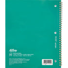 Hilroy - Cahier Floral Kraft - 160 pages - 10 1/2" x 8" - vert-Papier blanc ligné de 7 mm de large avec marge 