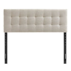 Modway - Lily Rembourré Tête de lit Queen size, Colombe-Cinq positions de montée