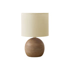 Monarch Specialties - Luminaire - 15 po H Lampe De Table - Résine Brune - Abat-Jour Beige - Contemporain-Apportez une touche tendance à votre table de nuit, à votre table de bout ou à votre table d'appoint avec cette lampe de table de 15 pouces de haut, fabriquée en résine brune de haute qualité et dotée d'une base à la finition texturée chic