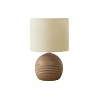 Monarch Specialties - Luminaire - 15 po H Lampe De Table - Résine Brune - Abat-Jour Beige - Contemporain-Apportez une touche tendance à votre table de nuit, à votre table de bout ou à votre table d'appoint avec cette lampe de table de 15 pouces de haut, fabriquée en résine brune de haute qualité et dotée d'une base à la finition texturée chic