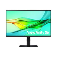 Samsung - Écran plat IPS LCD ViewFinity S6 de 24 pouces - Noir - LS24D606UANXZA-Élargissez votre champ de créativité