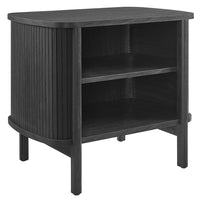 Modway - Cadence Ouvre Table de chevet, Noir-Table de chevet polyvalente