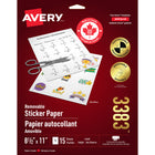 Avery - Papier collant à projet, blanc-1