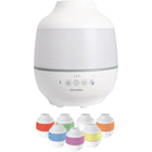 Homedics - Humidificateur ultrasonique à brume fraîche Total Comfort - Blanc-Réservoir de 0,5 gallon avec poignée de transport , jusqu'à 25 heures d'autonomie par remplissage , la technologie Clean Tank aide à protéger le réservoir contre la moisissure , comprend 1 cartouche de déminéralisation