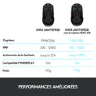 Logitech - Souris de jeu sans fil 910-005670 G903 Lightspeed, noir-Capteur nouvelle génération: capable de détecter des mouvements au sous-micron près et de suivre un mouvement à moins d’un millionième de mètre avec une précision exceptionnelle	