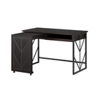 Thomasville - Bureau Azuria de 48 po de largeur avec rallonge coulissante et centre d’alimentation, espresso-Centre d’alimentation comprenant 2 prises de courant et 2 ports USB (USB-A et USB-C)