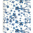 Hilroy - Cahier Twilight Bloom – 10 1/2 po H x 8 po l – 160 pages – Blanc-Réglure étroite
