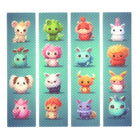 The Pencil Grip - TPG89240 Bandes Zen - Ensemble de Mignons Bosselés Set 7 - 40 Bandes-Sécurité : Fabriqué avec des matériaux non toxiques et adaptés aux enfants.