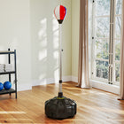 Soozier - Sac De Réflexe Autoportant - Sac De Vitesse 57,9 po - 65 po Avec Support-La base se remplit avec 33 lb (15 kg) d’eau, 55 lb (25 kg) de sable ou 44 lb (20 kg) d’un mélange des deux  