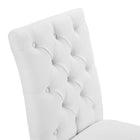 Modway - Duchess Tissu Chaise à manger Ensemble de 2 - Blanc-9