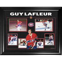 Guy Lafleur Multi Photo Collage - Impression encadree - 36" x 28"-Qualité supérieure - print framed