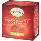 Twinings – Sachets de thé Goût Anglais, paq./50-Portion : 100 g