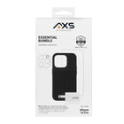 AXS - Essential Bundle Étui PROTech Plus, Protecteur d'écran et chargeur mural 20W pour Apple iPhone 15 Pro-PROTech Plus - Résistant aux chutes jusqu’a 10 pieds