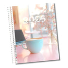 Pomme & Gribouillis - Agenda Grand Public Français 2026 avec Couvertures Café-Agenda annuel 2026