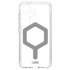 UAG - Plyo Clear Case avec aimant pour Samsung Galaxy S25 - Ice/Silver-Module magnétique intégré