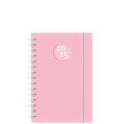 W. Maxwell - Agenda 2025 Euro - 5.25 po x 8 po - Rose - Bilingue-Janvier à décembre 2025