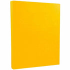 JAM Paper, Papier cartonné coloré Vellum Bristol 65 lb, 8,5 po x 11 po, Couverture, Verge d'or, 50 feuilles/paquet-Couleur : orange verge d'or / Notre papier cartonné solide de qualité supérieure ne montre pas de blanc lors du pliage, du déchirement ou de la coupe ; c'est coloré tout au long !