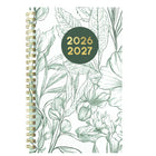 Blueline - Agenda Scolaire Hebdomadaire/Mensuel 13 Mois  De Juillet À Juillet - 8 po H x 5 po l - Motif Floral - Anglais-Présentation hebdomadaire lignée