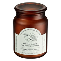General Supply Goods + Co - Verre pivoine et orange - 19 oz-Cire de mélange de soya